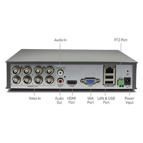 Swann DVR84550 8Channel Home Security System with 6 Cameras